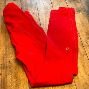 lululemon athletica Red Leggings